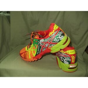 Asics Gel-Noosa Tri 9 Sneakers Triathlon Shoes Running Orange Womens 9.5 T458N